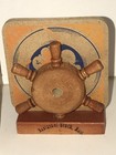 Vintage Nantasket Beach Souvenir Coaster Set Ships Wheel Hull Ma Paragon Park
