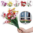 2 10 20bundles Artificial Flowers Outdoor Fake Plants Silk Sun Flower Home Decor