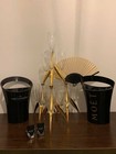 Moet Chandon Champagne Tower Stand   Glasses Set 1743 Limited With Ice Buckets