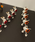 Vintage Barclay Lead Kights In Action Toy Figures  Lot Of 17