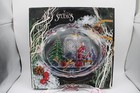 Vintage Crystal Clear Studios 1992 Christmas Joy Glass Platter 14  Style 312 230