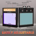 Justhot Auto Darkening Welding Helmet Large View  True Color  For Tig Mig Arc