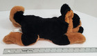 Fao Schwarz German Shepherd Black Brown Puppy Dog Plush Stuffed Laying Down 14   