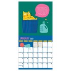 2027 Cat Vs Adulting Wall Calendar