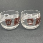 Prr     Pennsylvania Railroad     Small Cocktail Glass     Gg1 Engine  4902 Set 2