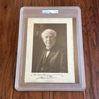 Thomas Edison Autograph Photo Signed   Light Bulb Inventor Signature   Psa