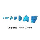 Mirror Safety tempered Broken Glass Mosaic Tiles Crafting Pieces 150g 0 33lb