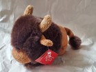 Vintage Russ Berrie Co Buffalo Bison Plush Cody Stuffed Animal Furry 8    Nwt