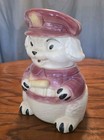 Vintage Brush Mccoy Police Patrol Dog Ceramic Cookie Jar 1966