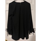Nygard Black Long Sleeve Tunic Top dress With Tie Cuffs Size S