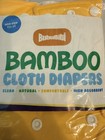 Bububibi Bamboo Cloth Diaper One Size Fits All Yellow Reusable Baby Diaper New