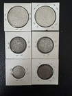 6-coin Latvia Silver Lot     1922   1932     5   2 Lati   50 Santimu     3 14 Oz