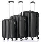20  24  28  Trolley Case 3-piece Hardside Spinner Luggage Suitcase Bag Set W tsa