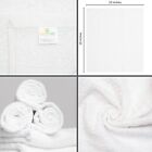 White Hotel Collection Hand Towels Set 15x25 Cotton Blend Bulk Pack Face Towel