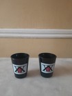 Lot Of 2 Hunter X Hunter  Anime Mini Shot Glass Collectible Varied 