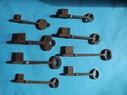 Vtg Antique Skeleton Keys Uncut Lot Of 8