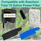 17-piece Filter Media Kit Replacement For Seachem Tidal 75 Gal 300l