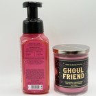 New  Bath   Body Works Ghoul Friend Candle   Foaming Hand Soap 2pc Set Halloween