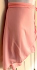 Leo   s Gk Dance Ballet Classic Crepe Wrap Skirt Tie Ladies One Size Pink Sz Os