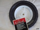Haul-master 8  Semi-solid Flat Free Rubber Wheel  98954 Polypropylene Hub