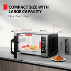 Toshiba Ml-em09pa ss  Small Microwave Oven With 6 Auto Menus  Mute Function  Led