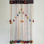 Vintage Unique Handmade Wool Wall Hanging Boho  Decoration  39   x74    