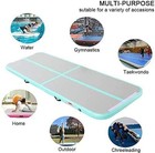20ft Inflatable Air Gymnastics Mat Training Mats 4 Inches Blue Color Only Random