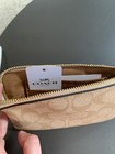 Coach Corner Zip Wristlet Nwt