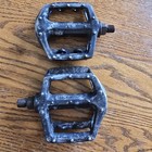 Vintage Haro Fusion Lu-313 Pedals  1 2  Mid Old School Bmx Freestyle Black