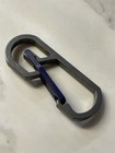 Titanium Carabiner Clip  Edc Keychain  Key Ring  Plum Crazy  Purple Anodize
