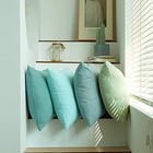  Large Decorative Throw Pillow Covers Cushion Cases 16  X 16   pack Of 4  Blue