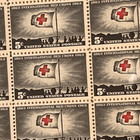 Mnh International Red Cross Centenary Issue Sheet Of 50 5c Stamps Scott  1236-39