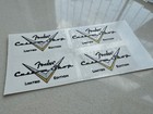 4p Fender Guitar Custom Shop Limited Edition Waterslide Transfer Headstock Decal
