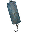 Antique Larro Brass Hanging Scale Vtg Farm Tested Chas Forschner   Sons