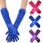 8 Style Women Bride Lace Satin Short long Gloves Banquet Party Wedding Prom Us