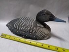 Wooden Common 10    Loon Duck Decoy - 11  Long - 4   Wide