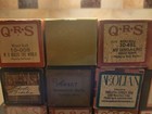 Lot Of 20 Vintage Roll Player Piano Music Rolls All In Boxes Qrs melodee aeolian