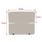 For 1982-2000 5 Club Car Ds Golf Cart Folding Tinted Windshield Windscreen