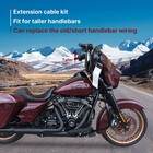 Touring 14  Handlebar Extended Cable Kit For Harley 2000-2006 Without Abs