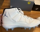 Jordan 11 Legend Blue Mid Td Cleats White blue black Men s Us 9 0 Medium  d 