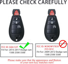 2013-2017 Dodge Ram 1500 2500 3500 Key Fob Replacement     Compatible