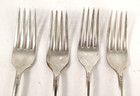 Holmes   Edwards Dinner Forks 4 Inlaid Flatware Is Spring Garden Silverplate