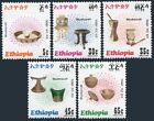 Ethiopia 951-955 mnh michel 1037-1041  Handicraft 1980 bowl chair mortar buckets