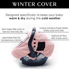 Winter Baby Car Seat Cover - Car Seat Canopy   Stroller Cover For Babies - Water