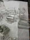 Antique Vintage Glass Bottle Lot 35pc Apothecary Medicine Extract Bank Flask