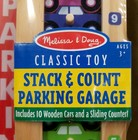 New   Sealed Melissa   Doug Stack   Count Parking Garage Classic Toy - Ages 3 