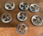  7  Vintage Silver Concho 1    Screw Back