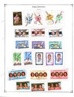 Collection   Philippines Part B Scott Album Pages  1965 1973  Cat  70  M   U