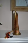Vintage Royal Artillary Military Copper Brass Collectible Bugle Horn W tassells