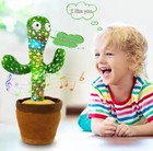 Dancing Cactus Plush Toy Doll Electronic Recording Shake With Song Funny Gift Us